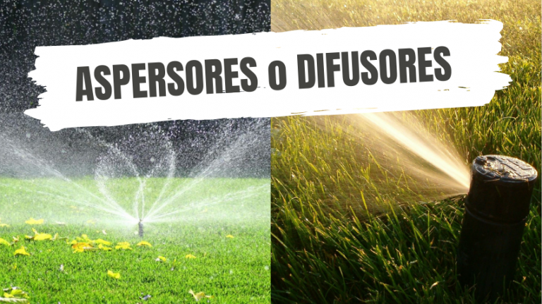 aspersores o difusores para jardin
